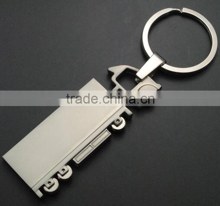 Hot sale cheap metal 3d customized car shaped keychain