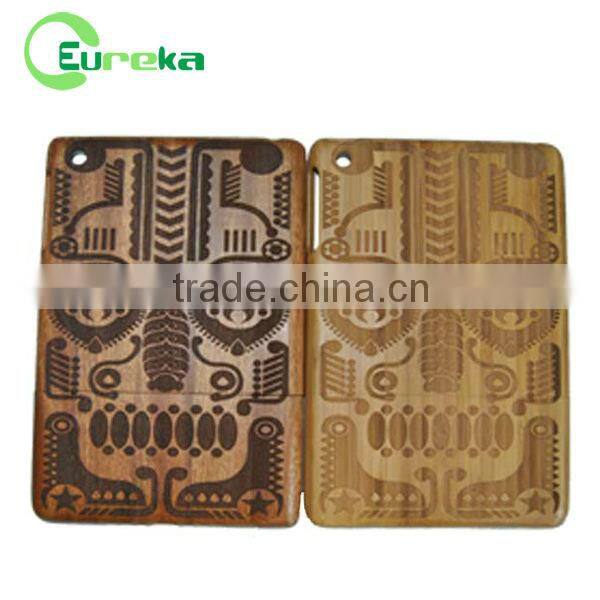 Factory price welcome custom wooden tablet hard case for IPad mini