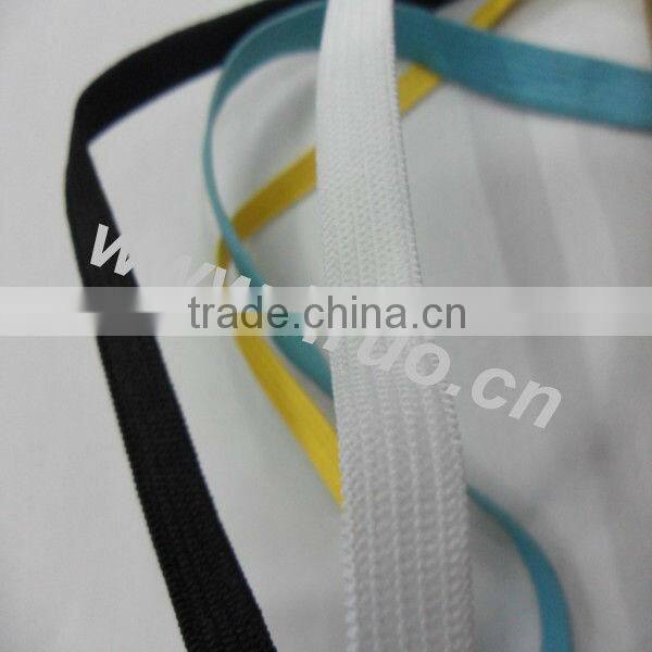 Knitted polyester shoes elastic band