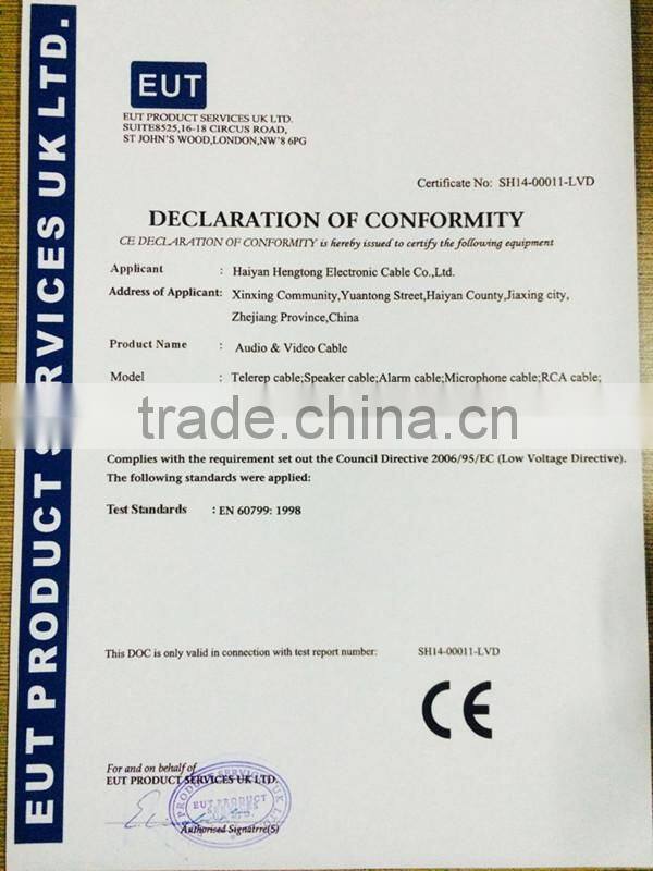 High quality 2 core flat OFC red and black colored speaker wire