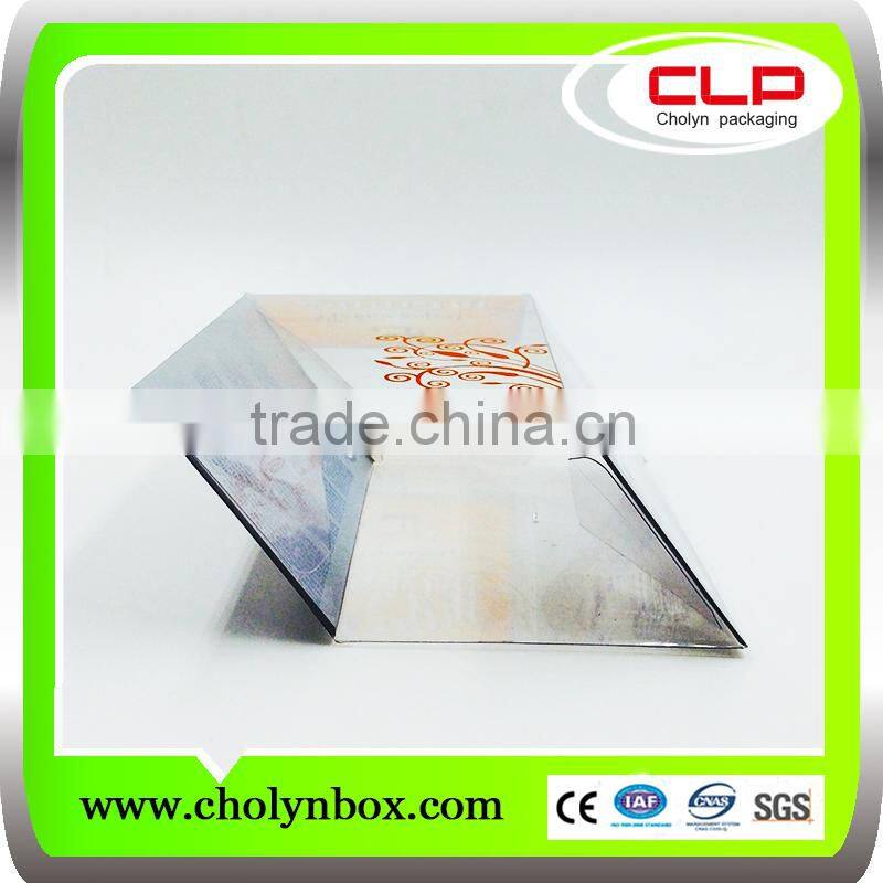 2016 New products custom plastic food packaging box