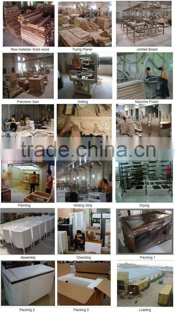 Modern Design commercial Double Sink Bathroom Vanity 3102