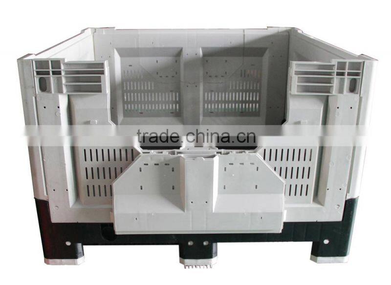 Foldable plastic box