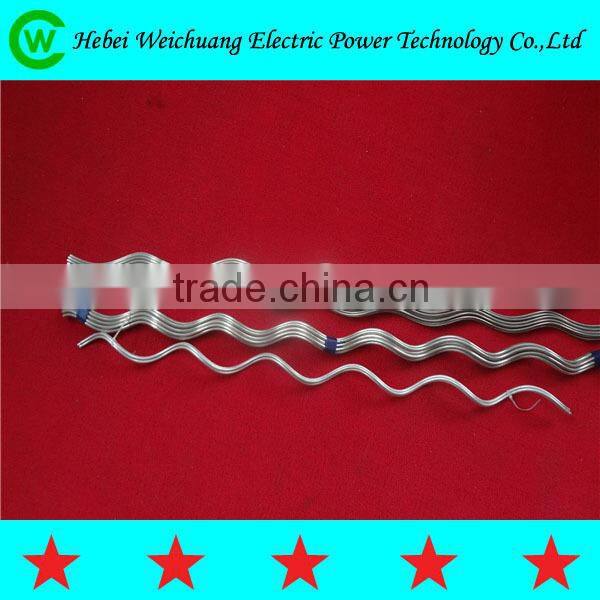 High quality preformed armour rod / helical rod electric power fitting line hardware