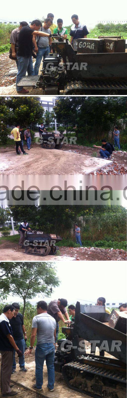 BY1000M construction tools ce certificated tracked power barrow
