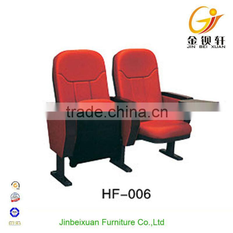 2015 New arrival red color best price auditorium chairs