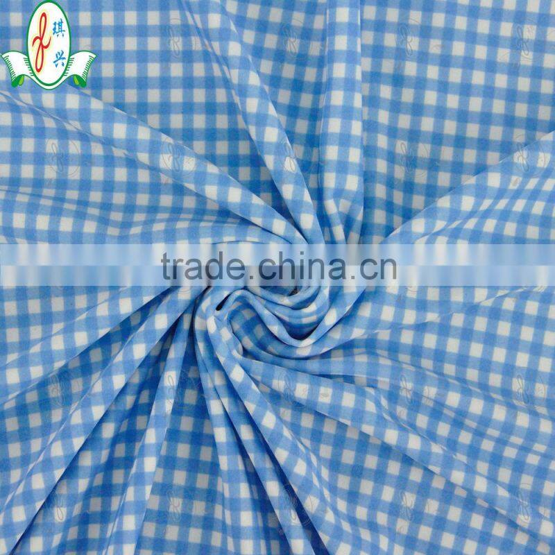 Hot Sale Excellent Quality Polyamide Elastane Lattice Print Fabric Elastic Polyamide Underwear Fabric Printing