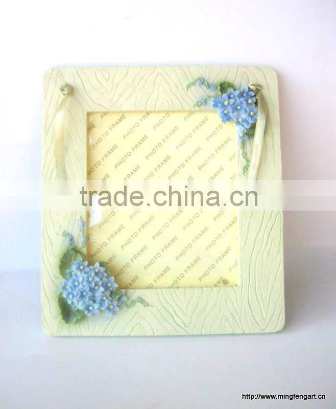 Polyresin Baby Photo Frame Decoration Craft