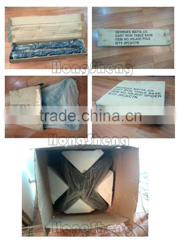 HS-A062C square 201#stainless steel table leg square tube table leg metal coffee table legs