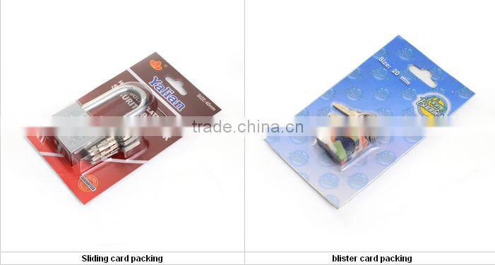 Best Price High Quality Brass painted Atomic key Padlock