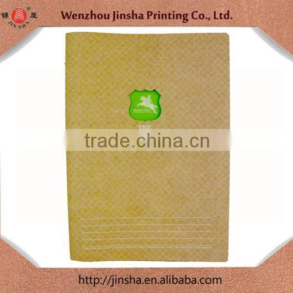 Fancy cover book printing&sewing binding,Bulk stitched binding paper notebooks,B5 sew binding kraft paper notebook02