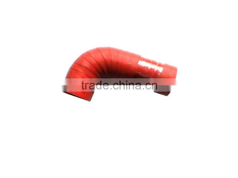 NKR55 Euro 2 genuine auto air cooler inlet hose soft red short JMC QINGLING pick up truck auto spare parts