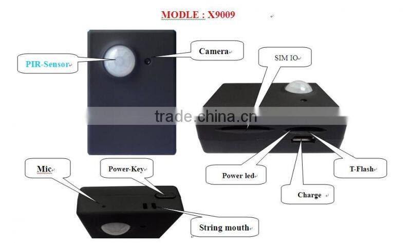 sim card camera security alarm system GSM & CALL Alarm DV X9009