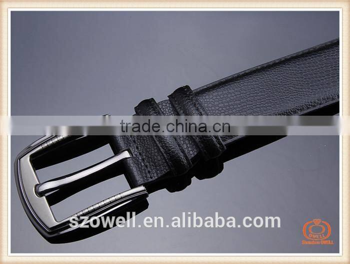men and women leather belt for genuine leather blank fashion buckle belts
