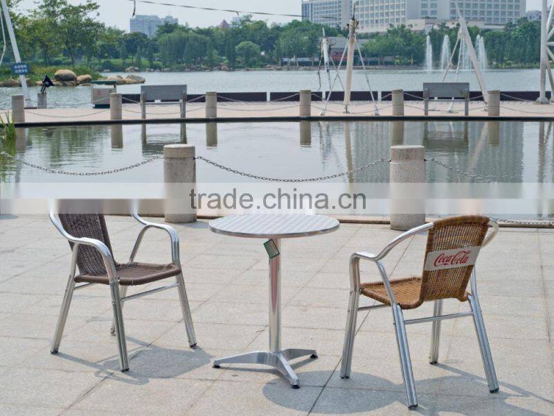 8 Outdoor leisure rattan aluminum sets for hotel furniture YC091 YT40