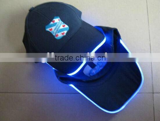Promotional 6 panels LED Baseball Cap/ Flashing Cap / Advertising Light up Cap
