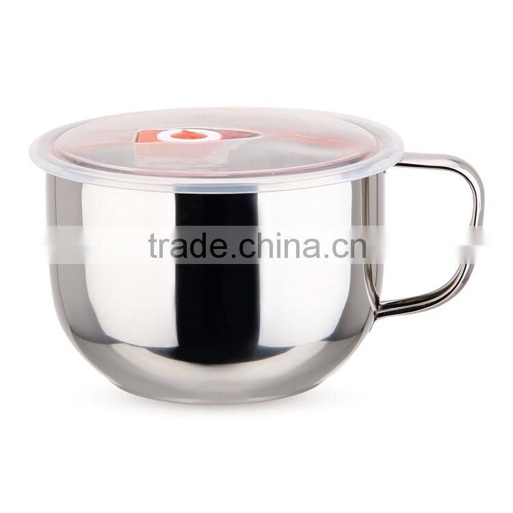 304 stainless steel fast food snack cup & instant noodle bowl