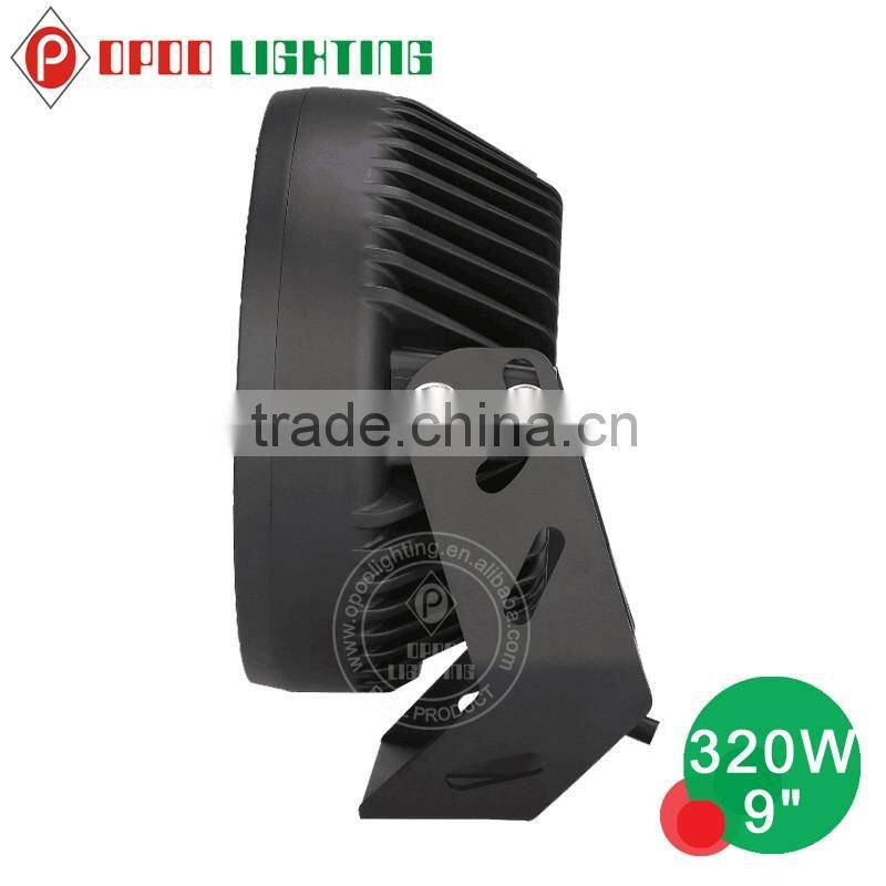 Super bright 320w 9inch 4d led offroad driving light