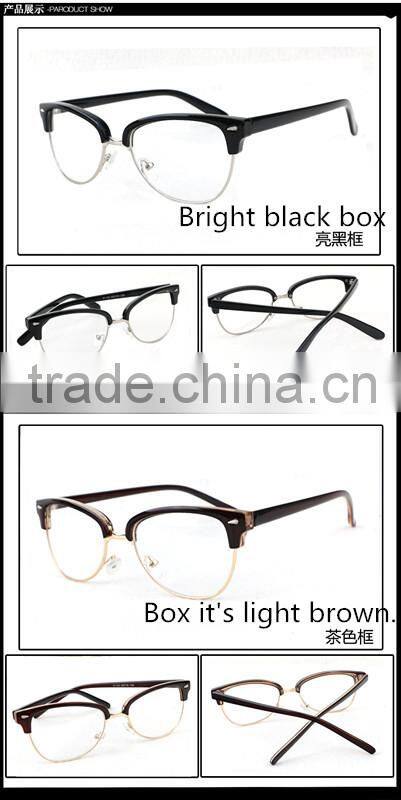 Big black frame thin face glasses frame retro frames myopic glasses