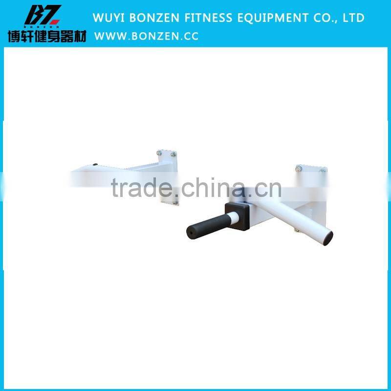 Wall Mounted Pull Up Bar Chin Chinning Bracket Iron Home Gym Station Dip
