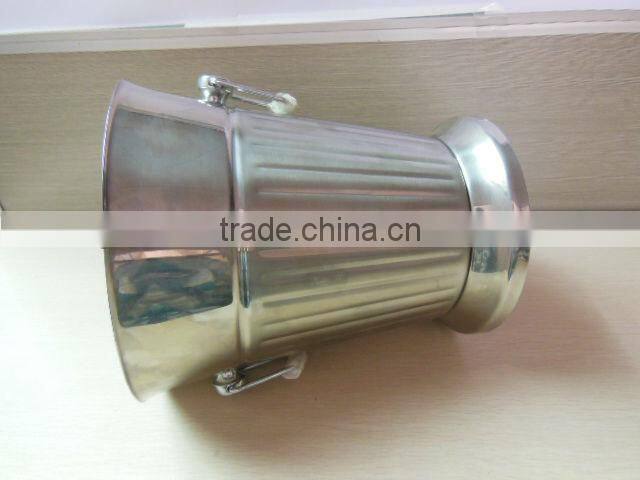 4L Stainless steel ice bucket with a bottom, metal wine bucket, red wine champagne bucket