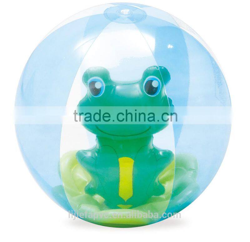 Sports toy water ball, inflatable soccer ball, PVC Inflatable Rainbow Beach Ball