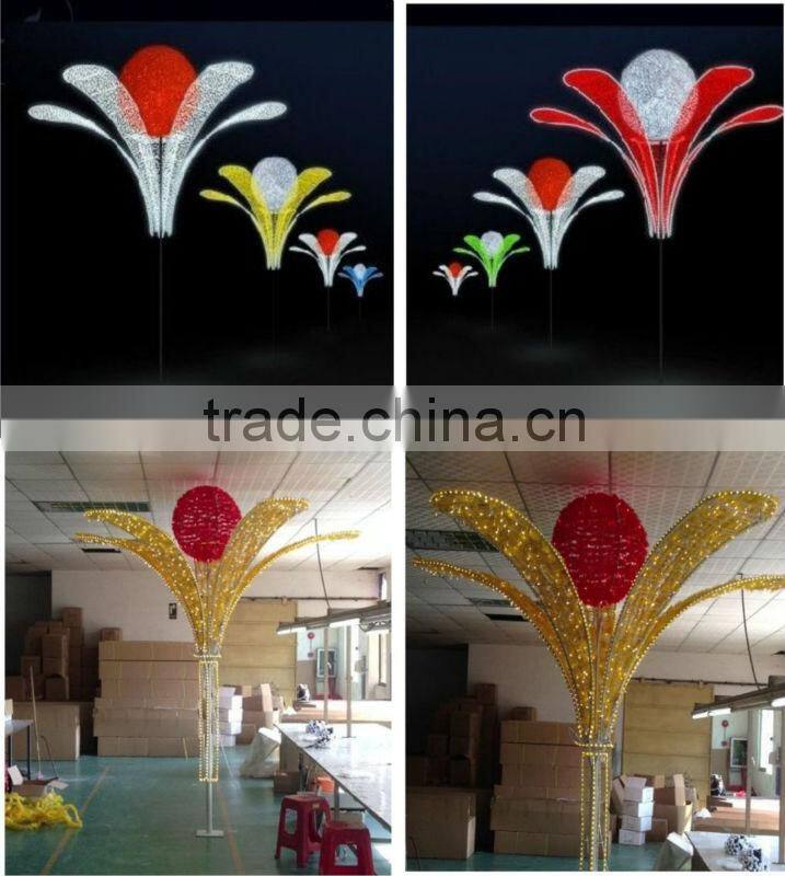 International Day decoraton led street light