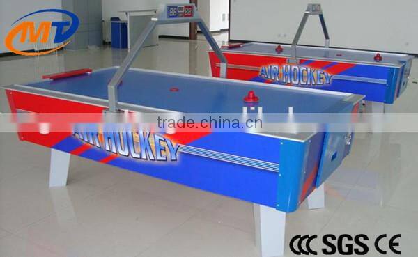 Elephant CE Approved coin operated air hockey table game machine with LED lights for amusement park