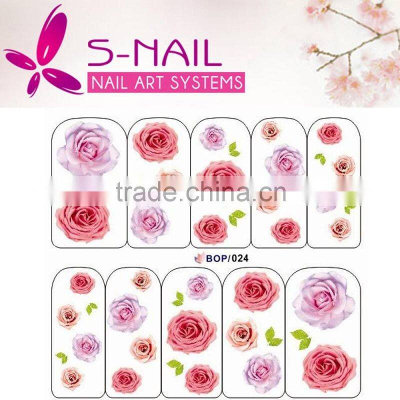 NAIL ART TATTOOS STICKER WATER DECAL /buttferfly Water transfer nail stickers of flowers
