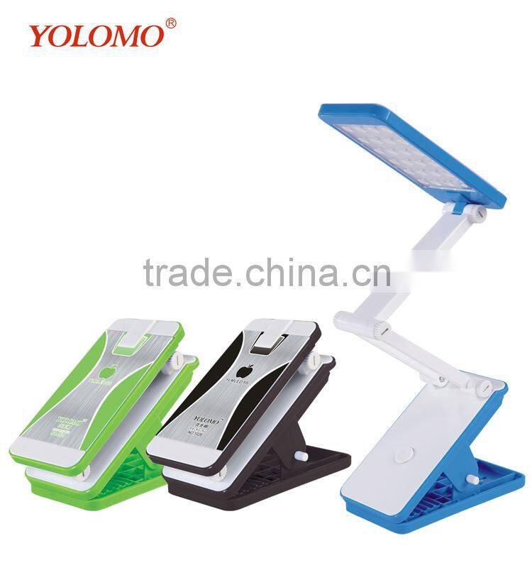 2016 new led clip rechargeable book lamp