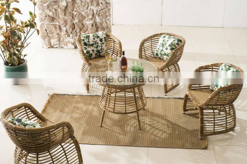 2015 Rattan Bamboo Coffee Table Set - Outdoor Rattan Dining Set Furniture