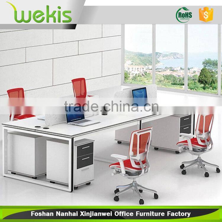 modern 4 person office computer workstation desk