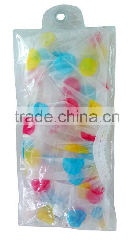 Colorful Cotton Girls Bath Shower Caps With Print;hot sale shower caps