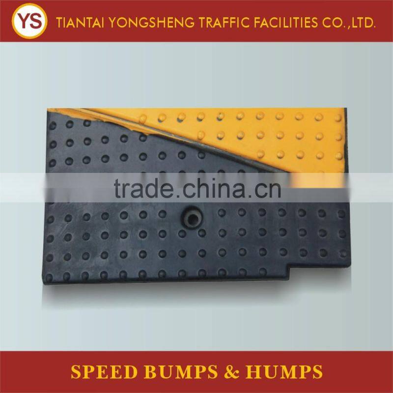 Road Safety Reflective Rubber Speed Humps / sleeping policeman