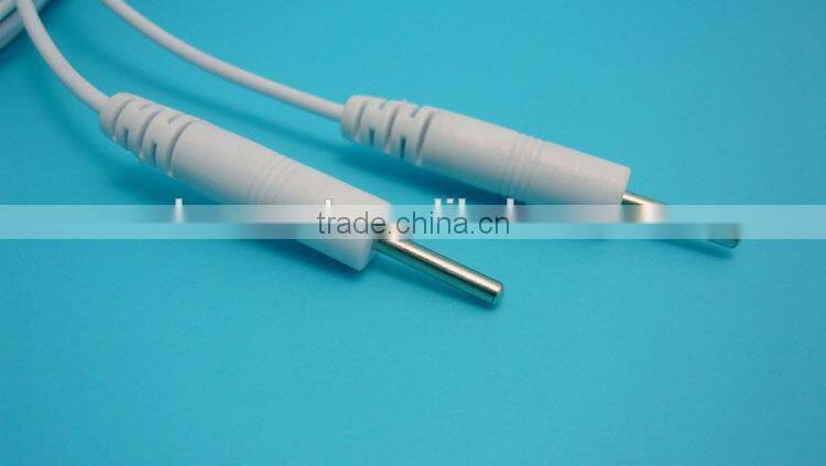Durable 2 in 1 pin electrode lead wire replacement tens unit wire