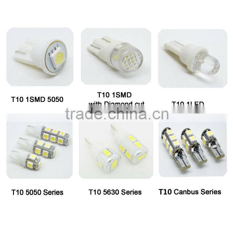 Smart system T10/W5W/194 5630 3535 Canbus festoon led car light canbus auto 12v 8w led car bulb