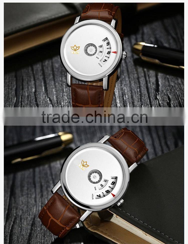 New fashion digital second dial water resistant stainless steel alloy watch case quartz wrist watch Y011