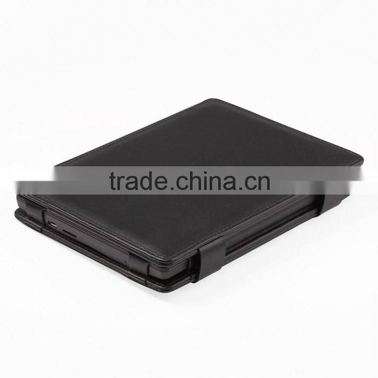 Book style Leather Case for kobo aura hd,Stand Leather case for kobo aura hd