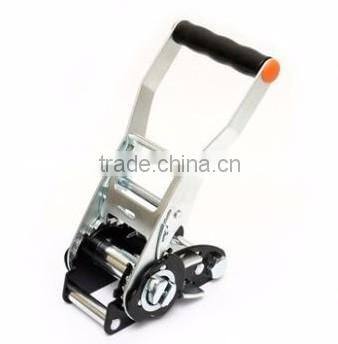 2" Retractable Tie Down Ratchets Strap with ABS System Cargo Strap