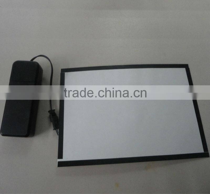 18*12cm LED write panel el write board with 2pcs AA battery inverter