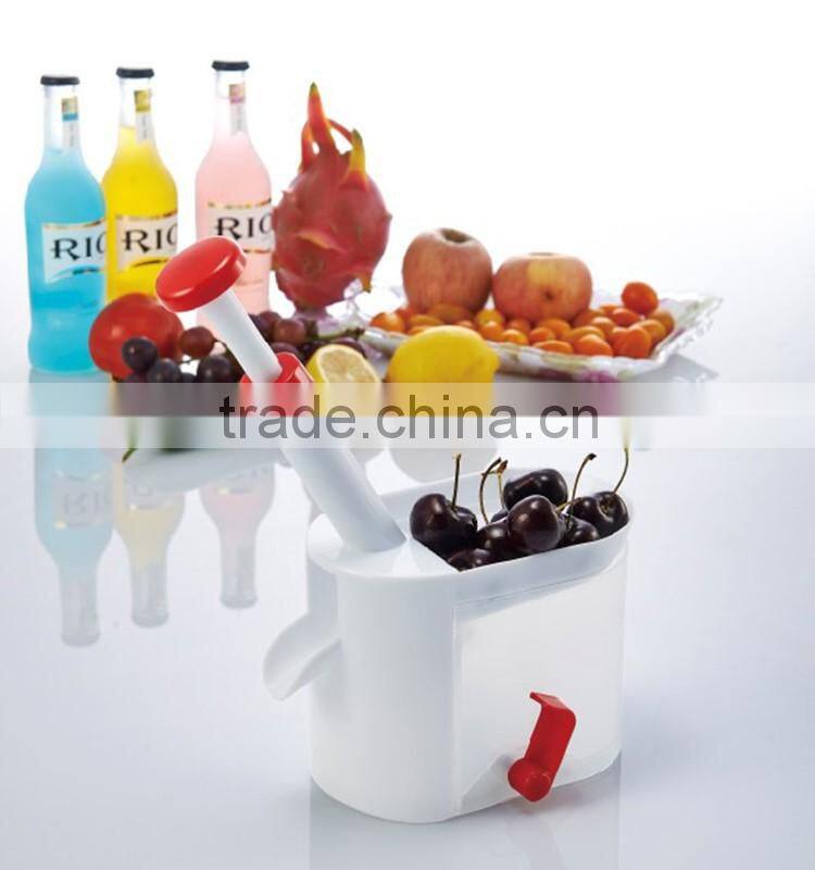 High quality plastic manual cherry pitter/cherry corer