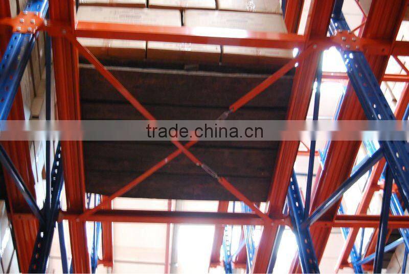 Popular drive through storage racking