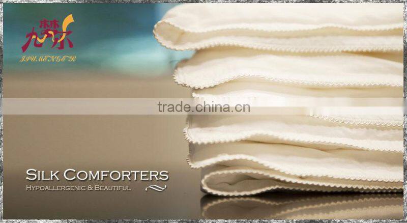 silk wadding and bed sheet cotton sateen