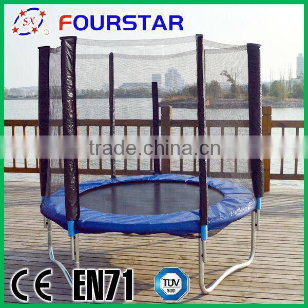 safe net TUV approved fashionable round 6FT trampoline for fun