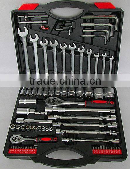 2015 NEW ITEM 77pcs Professional socket set 50 cr-v wrench set