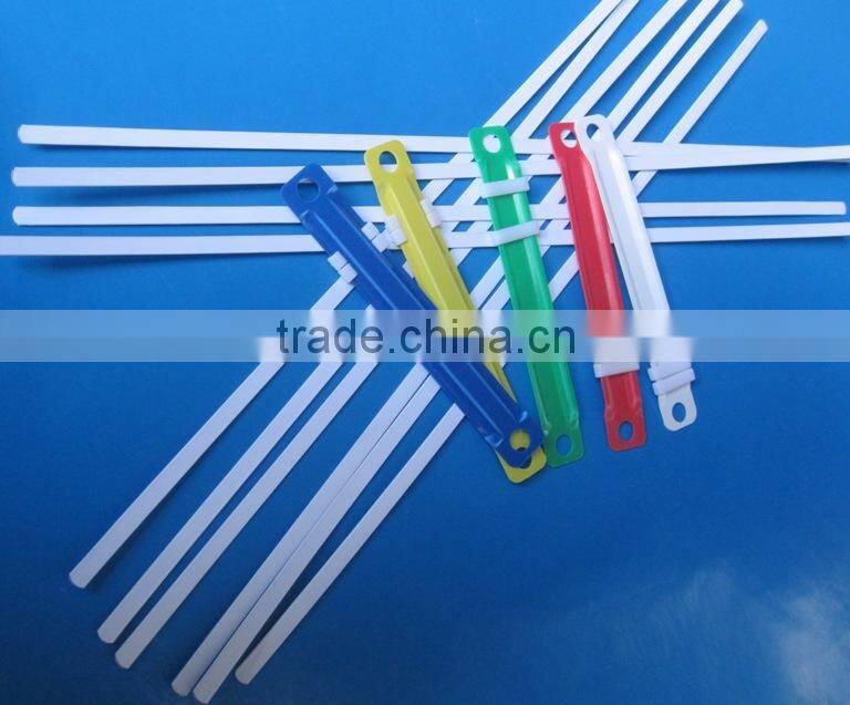 High quality plastic paper fastener clip, plastic paper clips