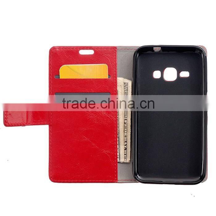 Wholesale cheap price pouch case for samsung galaxy j1 card case