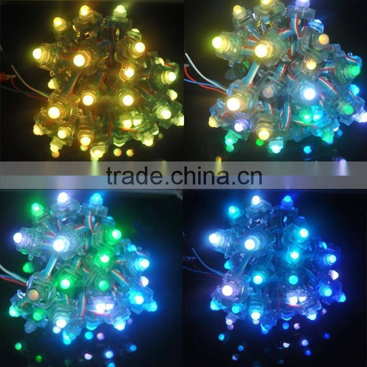 DC5V 12mm square WS2811 Led Full Color character string matrix screen point source