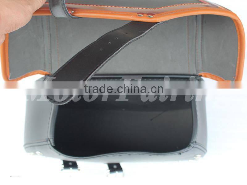 motorbike bag motorbike saddle bags motorcycle bag Touring Expandable tool bag traver bag motorcycle part 2 pcs black brown