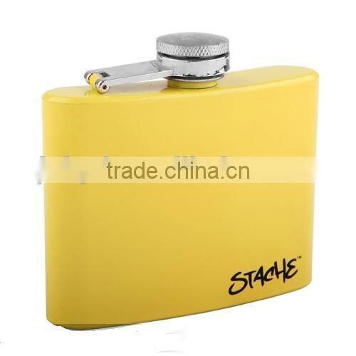 High quality stainless steel colorful hip flask
